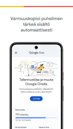 Google One screenshot