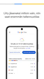 Google One screenshot