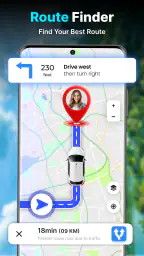 GPS-karttojen ääninavigointi screenshot