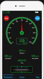 GPS nopeusmittari screenshot