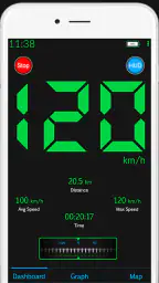 GPS nopeusmittari screenshot