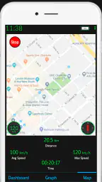 GPS nopeusmittari screenshot