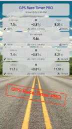 GPS Race Timer screenshot