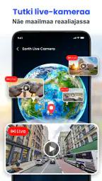 GPS-satelliitti live-maakartta screenshot