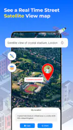GPS satelliitti maata Kartta screenshot