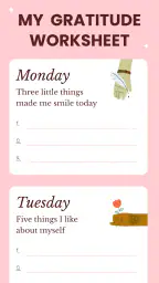 Gratitude: Self-Care Journal screenshot