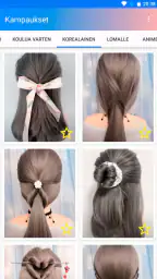 Hairstyles step by step screenshot