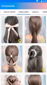 Hairstyles step by step screenshot