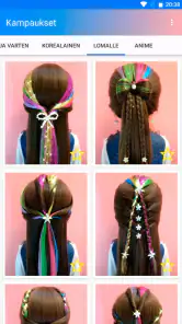 Hairstyles step by step screenshot