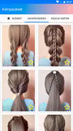Hairstyles step by step screenshot