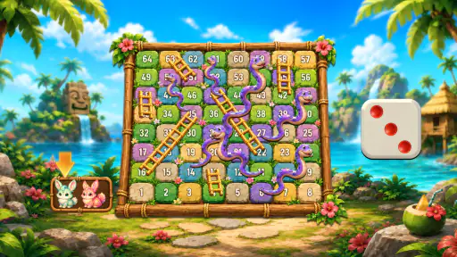 Happy Snakes: Lucky Ladders screenshot