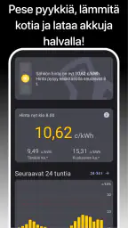 HattiWatt - sähkön hinta screenshot