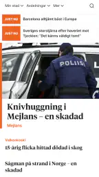 HBL Nyheter screenshot