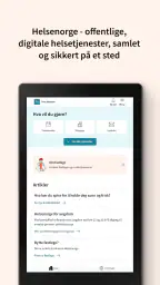 Helsenorge screenshot