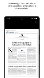 Helsingin Sanomat screenshot