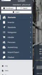 HITS Inventarmanager screenshot