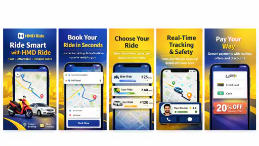 HMD Ride: Bike, Auto & Cabs screenshot