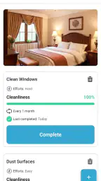 House Cleaning Schedule-Chores screenshot