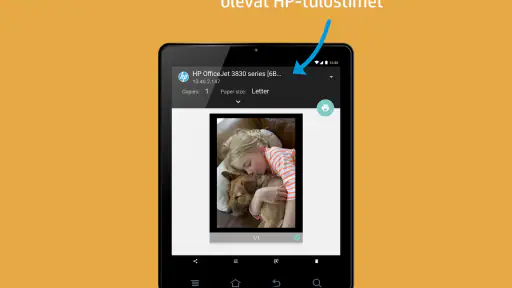 HP-tulostuspalvelulaajennus screenshot