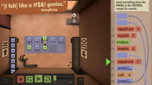 Human Resource Machine screenshot