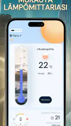 Huoneenlämpömittari screenshot