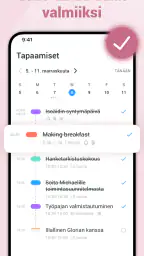 Hyvä kalenteri - Agenda App screenshot