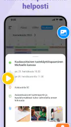 Hyvä kalenteri - Agenda App screenshot