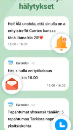 Hyvä kalenteri - Agenda App screenshot