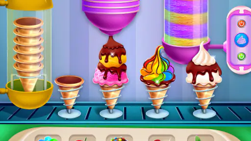 Icecream Cone Cupcake Baking screenshot