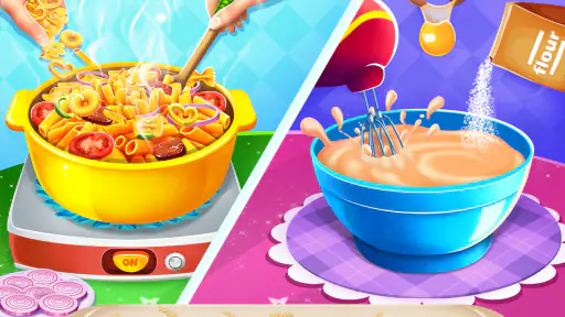 Icecream Cone Cupcake Baking screenshot
