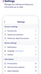Icelandair screenshot