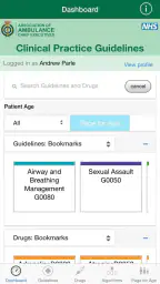 iCPG: UK Ambulance Services screenshot