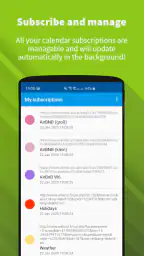 ICSx⁵ – Subscribe to calendars screenshot