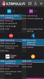 Iltapulu.fi TV-opas screenshot