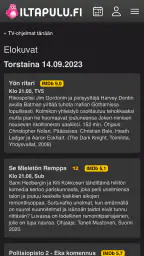 Iltapulu.fi TV-opas screenshot