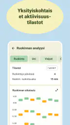 Imetys ja vauva seuranta screenshot