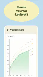 Imetys ja vauva seuranta screenshot