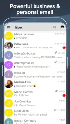 Inbox.eu - business email screenshot