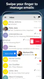 Inbox.eu - business email screenshot