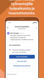 Indeed-työpaikkahaku screenshot
