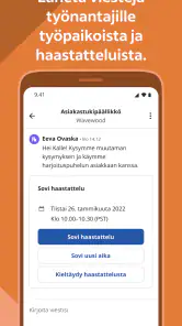 Indeed-työpaikkahaku screenshot