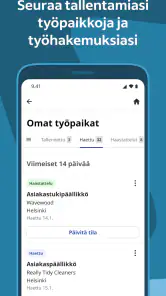 Indeed-työpaikkahaku screenshot