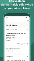 Indeed-työpaikkahaku screenshot