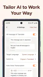 Intent – The Chat translator screenshot