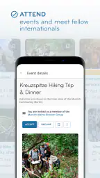 InterNations screenshot
