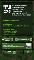 INTTI - TJ, Pelit, Ruokalistat screenshot