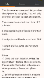 iOrienteering screenshot