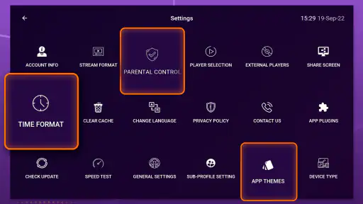 IPTV Smart Purple Player screenshot