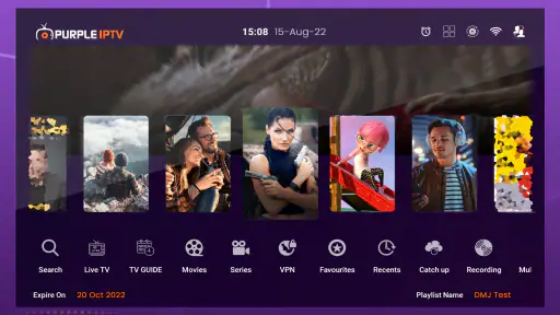IPTV Smart Purple Player screenshot