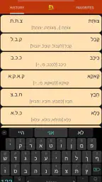 IRIS Hebrew Verbs screenshot